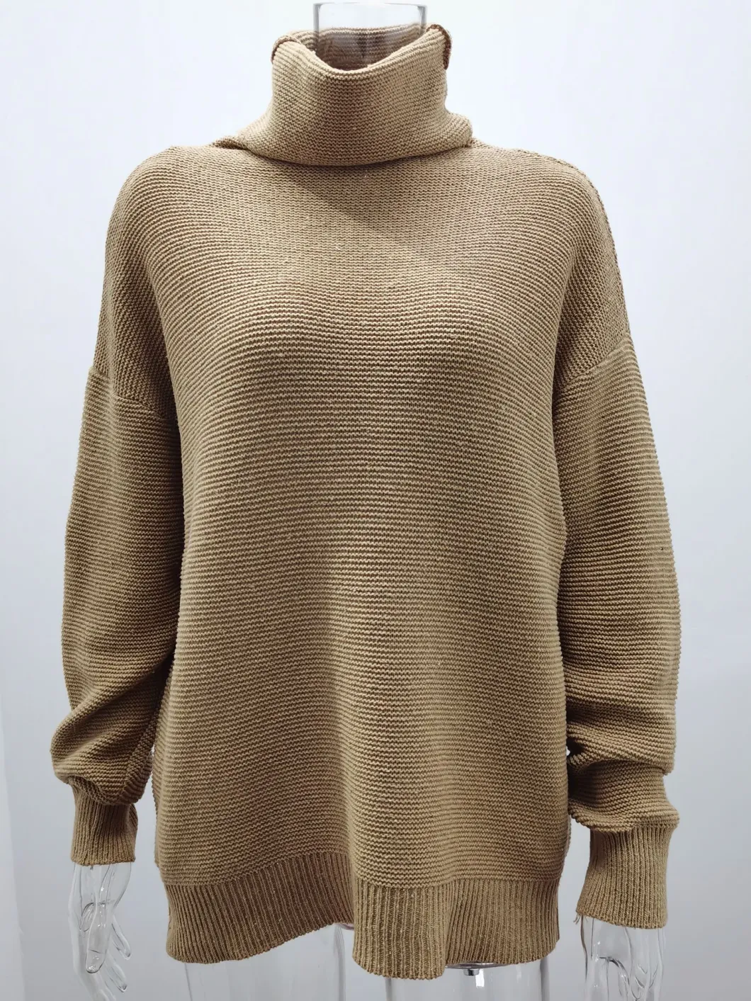 New Arrivals Winter Long Sleeve Turtleneck Knit Women's Sweater Tops