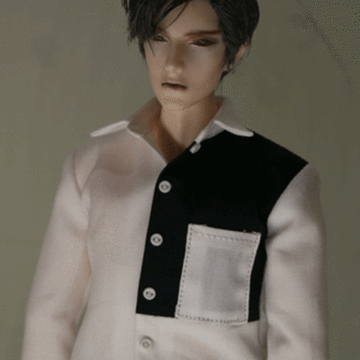 BJD Clothes Boy Stitching Shirt for OB27/30cm Doll