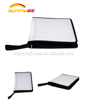 file folder with zipper ,printed zipper file folder bag