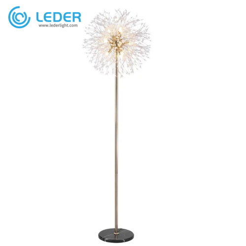 Lámpara de pie decorativa LEDER
