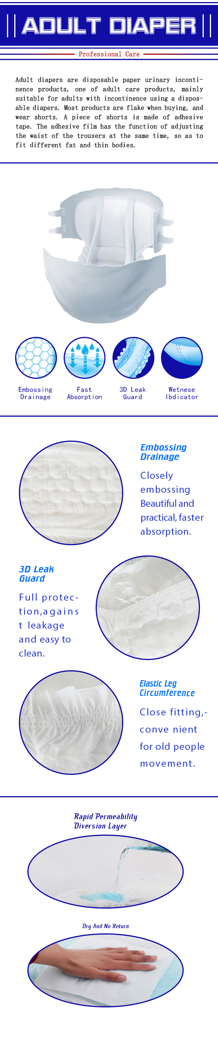 Pañales para adultos Adult Diapers