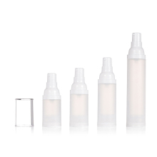 Customized Round Airless Plastic Cream Lotion Bottles