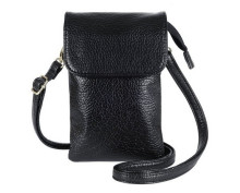 Boshiho full grain leather crossbody cell phone purse