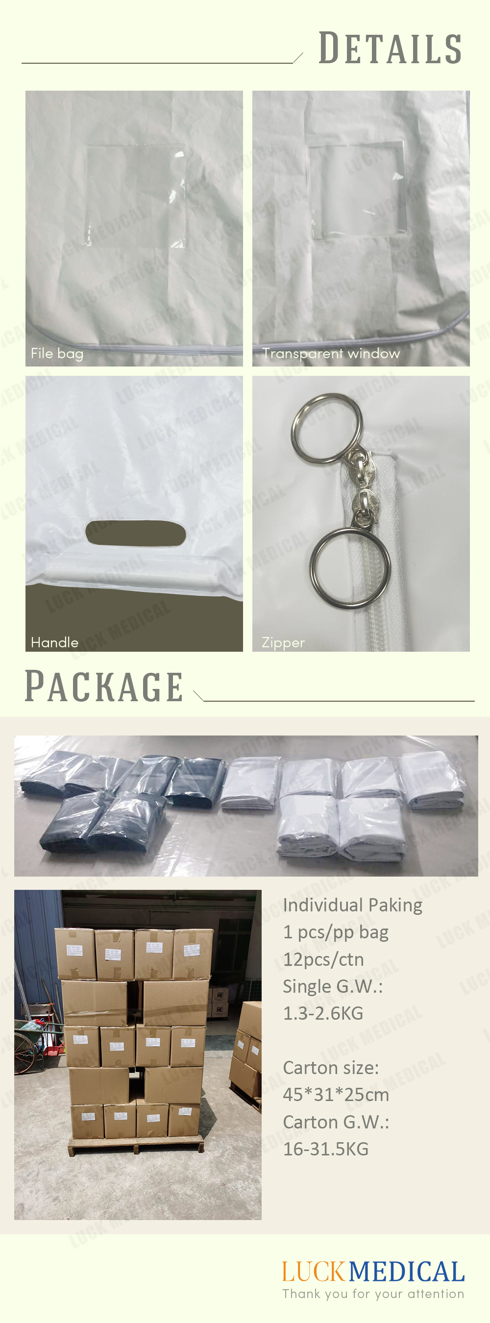 Pacchetto Bodybag in plastica pvc Package Pvc Plastic Bodybag
