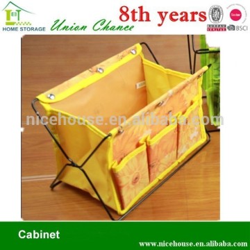 Tabletop Small Items Storage Cabinet, Fabric Desktop Storage Rack