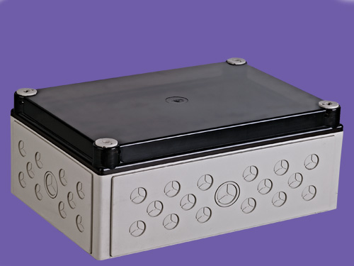 Invólucro eletrônico de caixa de plástico caixa de junção à prova d'água invólucro de caixa de plástico PWE522 eletrônico com tamanho 360 * 250 * 155mm