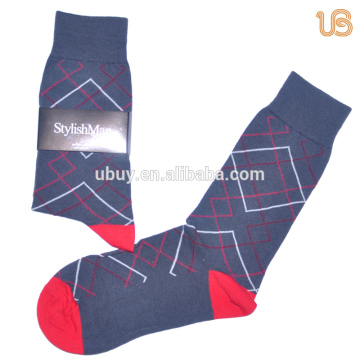 Men's mercerized cotton buisness sock