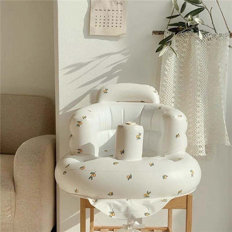 Sofá inflável da cadeira do bebê do bebê largo espesso do bebê