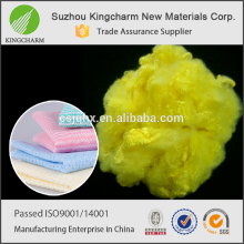 china origin colored recycled solid polyester staple fiber