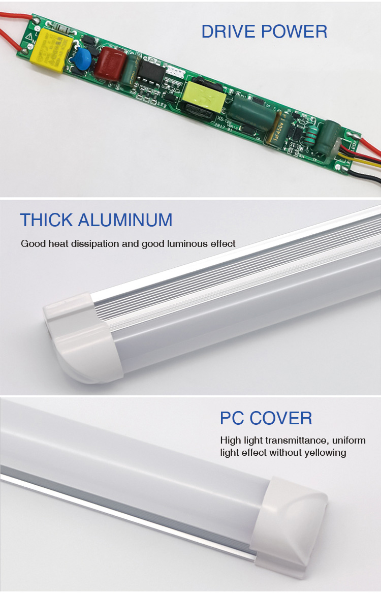 One-stop 100lm/w SMD2835 T5 T8 9W 14W 18W 22W led tube light