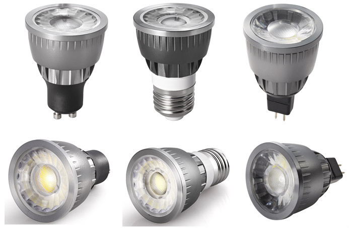 China Best 220V 12V 3W 5W CE ROHS MR16 GU10 COB LED Spotlight, COB Dimmable MR16 GU10 LED Spot Light