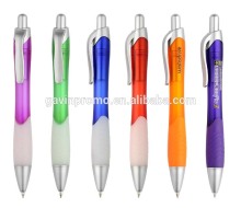 Plastic ball pen with your company website and logo printing