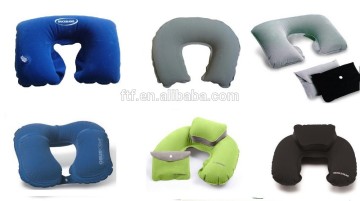 Infalatable pvc neck pillow ,Soft inflatable PVC air pillow,plastic inflatable neck pillow