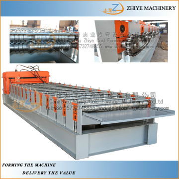 colored coil corrugated steel roofing sheet cold forming machine/metal corrugated steel roofing sheet rolling forming line