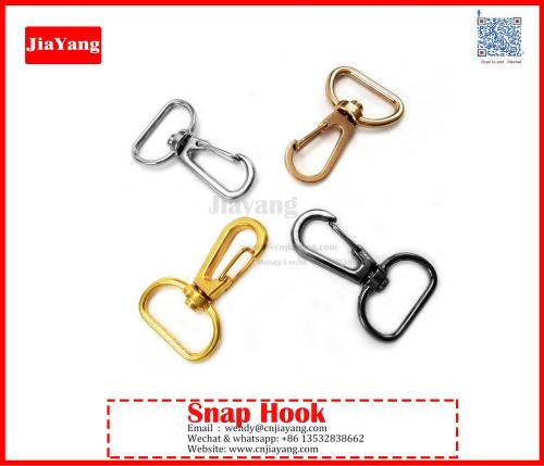 fashion made Eco-Friendly Strong lobster claw metal snap hook for bag accessories