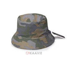 custom short brim lattice military forest camo army bucket hat