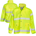 Trabalho de segurança de alta visibilidade usar jaqueta reflexiva