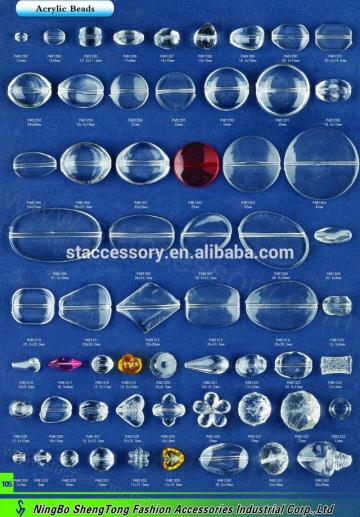 wholesale large hole acrylic beads