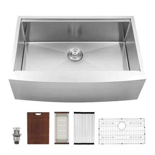 Ledge Workstation Farmhouse Kitchen Apron Sink