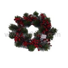 real looking top quality artificial christmas berry wreaths red berry christmas wreath