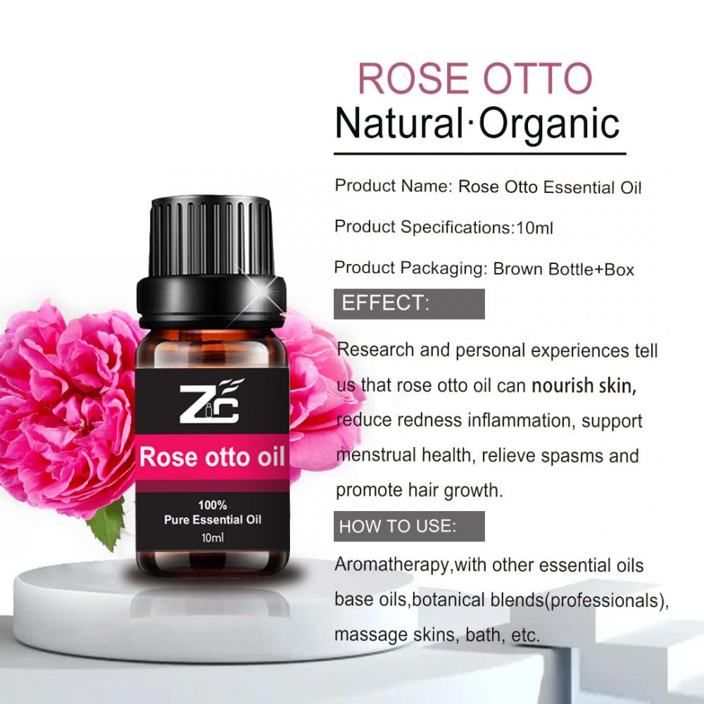 Pure Natueal Rose otto Essential Oil for Relaxation Skin Use