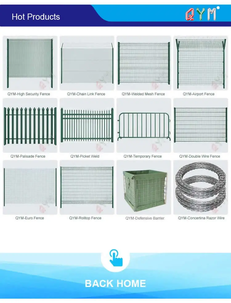 Wrought Iron Fence Metal Picket Fencing Panels for Sale