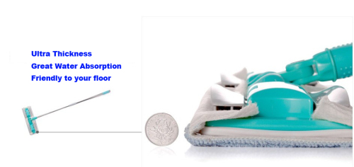 Microfiber Towel Stainless Steel Floor Mop