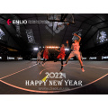 Enlio Tokyo 2020 3x3バスケットボールはスポーツコートタイルを使用しました