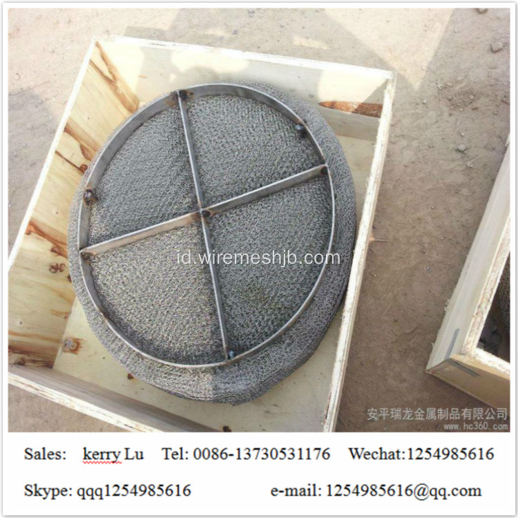 Filter Rajutan Wire Mesh untuk Pemisahan Air Minyak