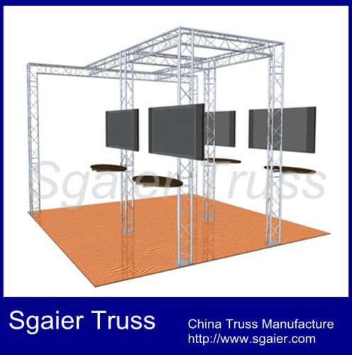 Modular Aluminum Truss Exhibition Booth design with CE,TUV proved
