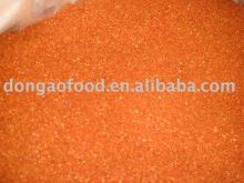 Dried red bell pepper granules