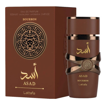 Brown Lataffa Asad Bourbon Yara Men EDP Spray