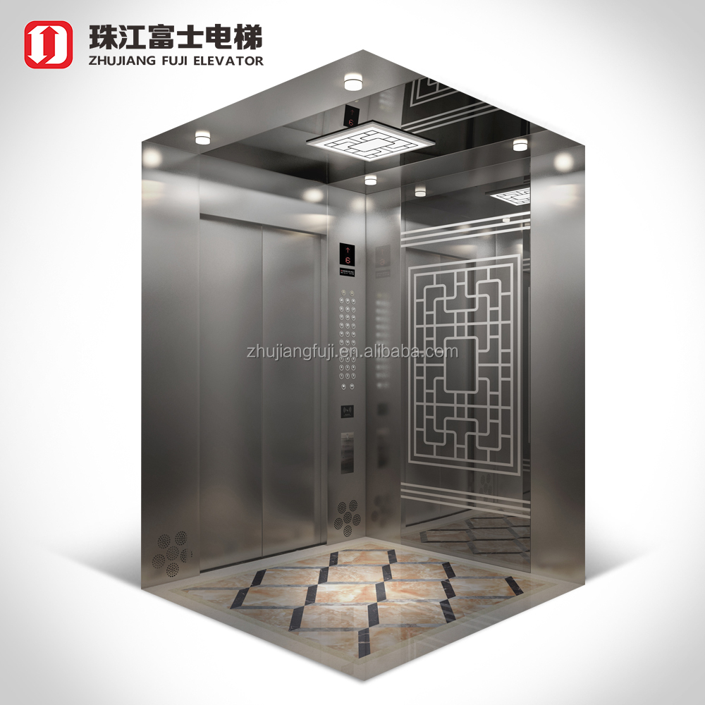 China Supplier ZhujiangFuji Professional CE Auto Door Elevator 10 People Commercial Passenger Lift