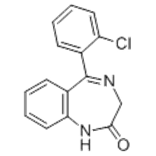 1,3- 디 하이드로 -5- (2- 클로로 페닐) -2H-1,4- 벤조 디오 제핀 -2- 온 CAS 3022-68-2