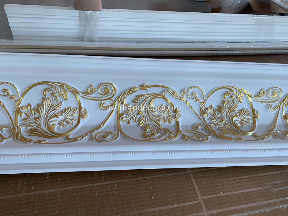 Polyurethane Dekorasi Mahkota Mouldings