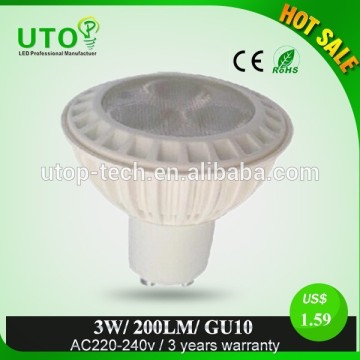 High power MR16 led spotlight 6w 5w 4w 3w