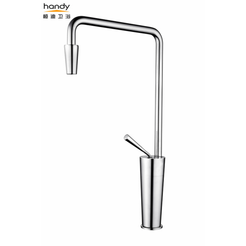 White Single Lever Brass Kitchen Faucets