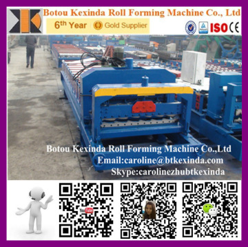 1100 metal glazing roof tiles forming machine glazed sheets making equipmet machienry