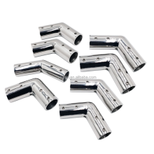 Marine Hardware stainless steel deck railings handrails connectors joint elbow for boat
