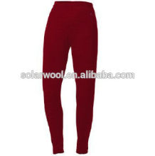 100% Wool knitted skin fit long pant