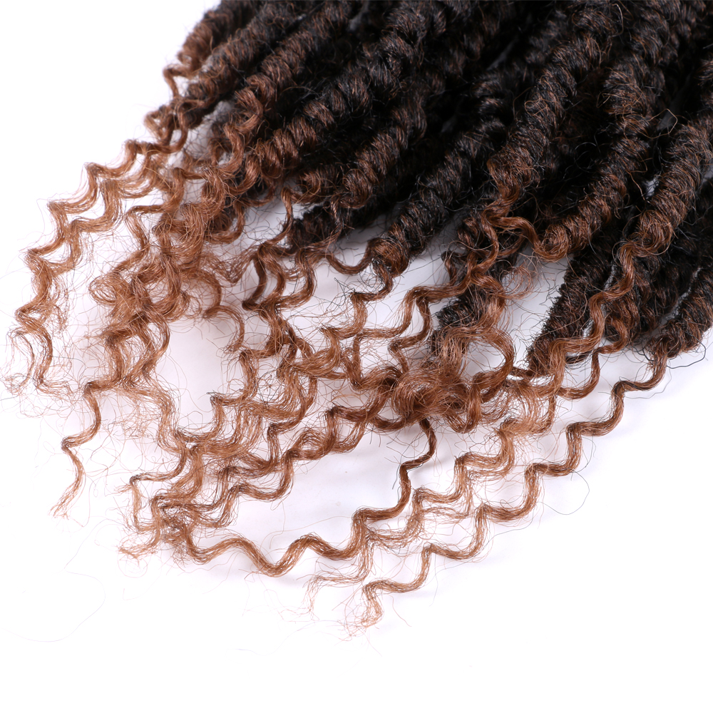 14 Inch Synthetic Kinky Twist Crochet Hair Pre Looped Crochet Braids Pre Twisted Hair Braids Bomb Twist Crochet Hair