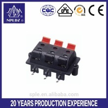 6 pin push type speaker jack terminal