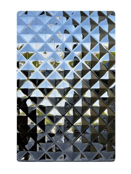 Stainless steel embossed plate 19