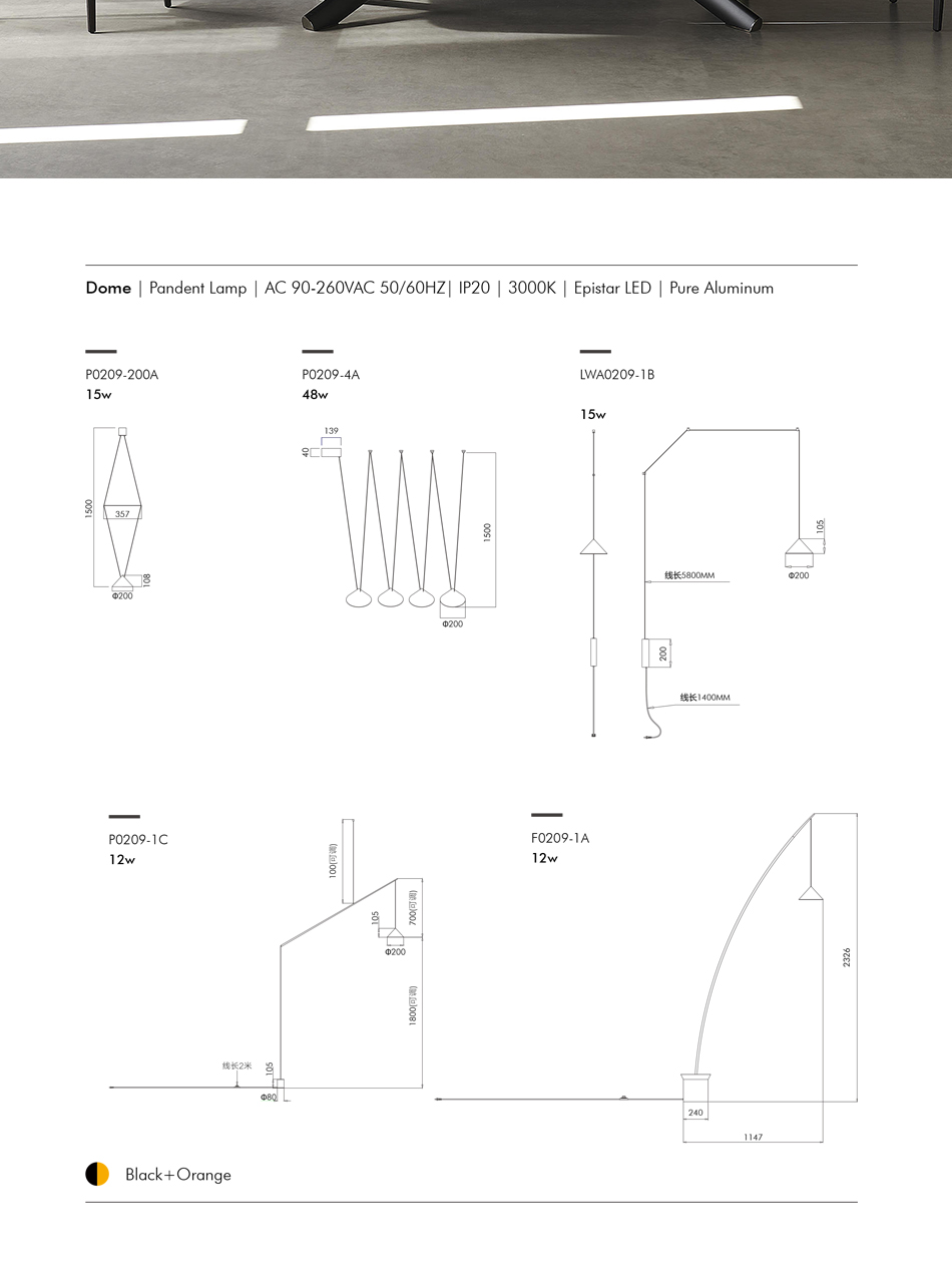 Minimalist Pendant Lamp Chandelier 0209 10