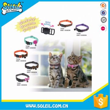 Different Colors Adjustable Durable Cat Collar And Leash