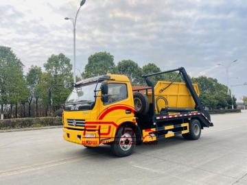 Mini Skip loader truck Swing arm garbage truck