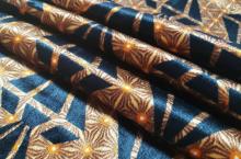 Knitted Warp Velvet Printed Fabric for Sofa Upholstery