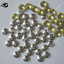 Chinese quality hot fix dome stud half round for shoes 6mm silver