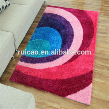 colorful handmade silk carpet