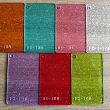 Glitter Cast Laser Cutting Board - Fluorescent Blue 3mm Acrylic Sheet